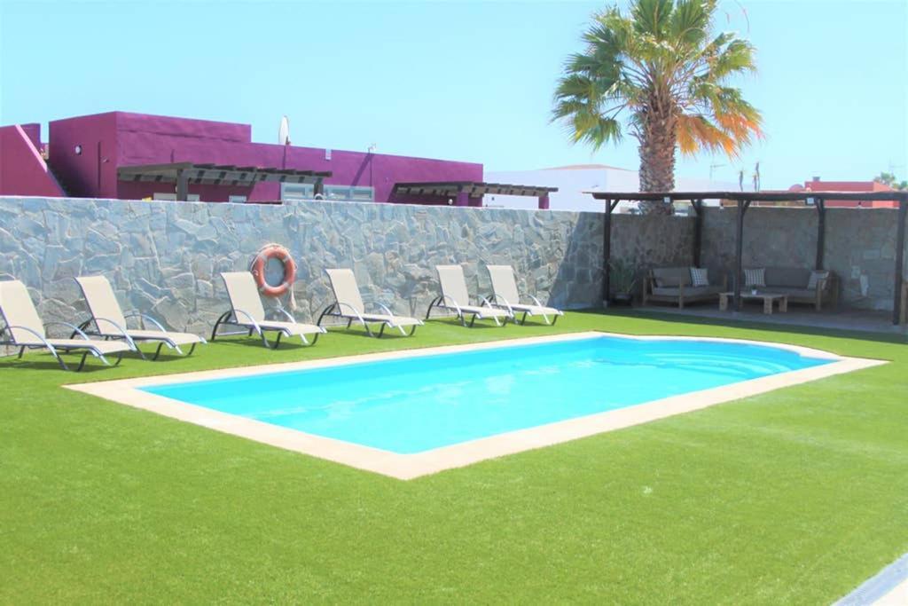 Villa & Golf & Heated Saltwater Pool & Leisure & Wifi Caleta De Fuste Eksteriør bilde