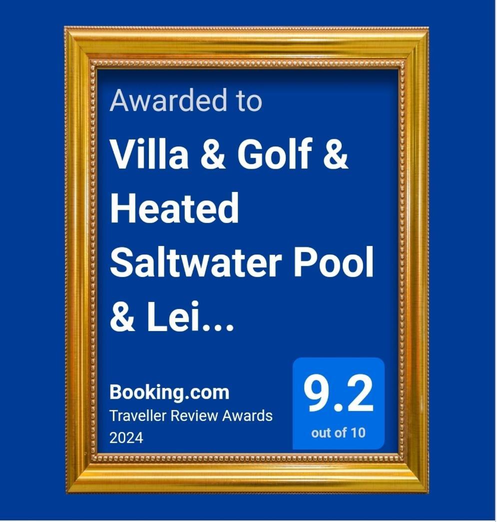 Villa & Golf & Heated Saltwater Pool & Leisure & Wifi Caleta De Fuste Eksteriør bilde
